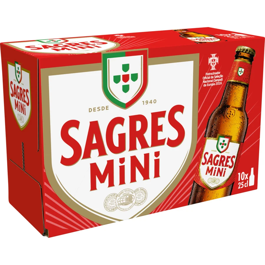 Sagres Bier 24x33cl