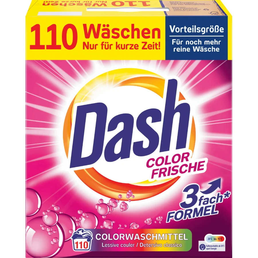 Dash Pulverwaschmittel Color Frische 110 Waschgänge