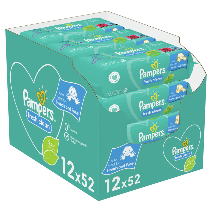 Pampers Feuchttücher Fresh Clean 9x80 Stück