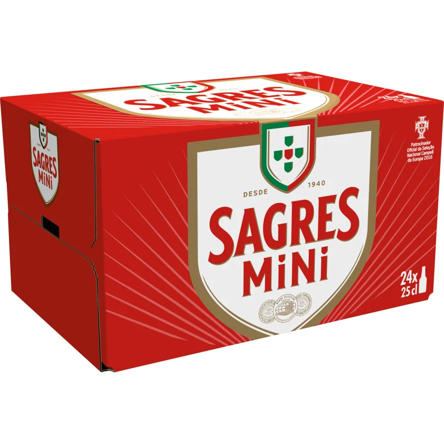 Sagres Bier 24 x 25 cl