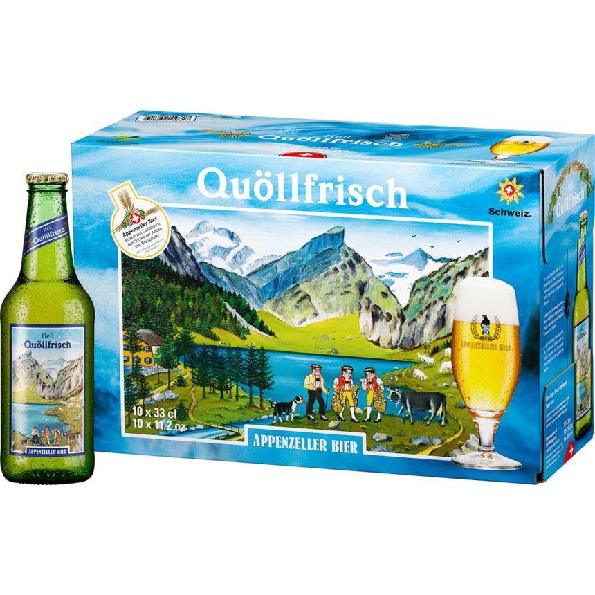 Appenzeller Bier Quöllfrisch 24x50cl