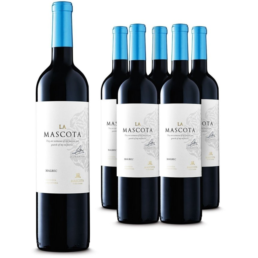 Malbec Mendoza Argentina La Mascota 6x  75cl