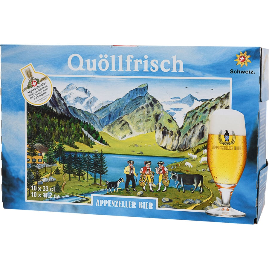 Appenzeller Quöllfrisch Blond 10 x 33 cl