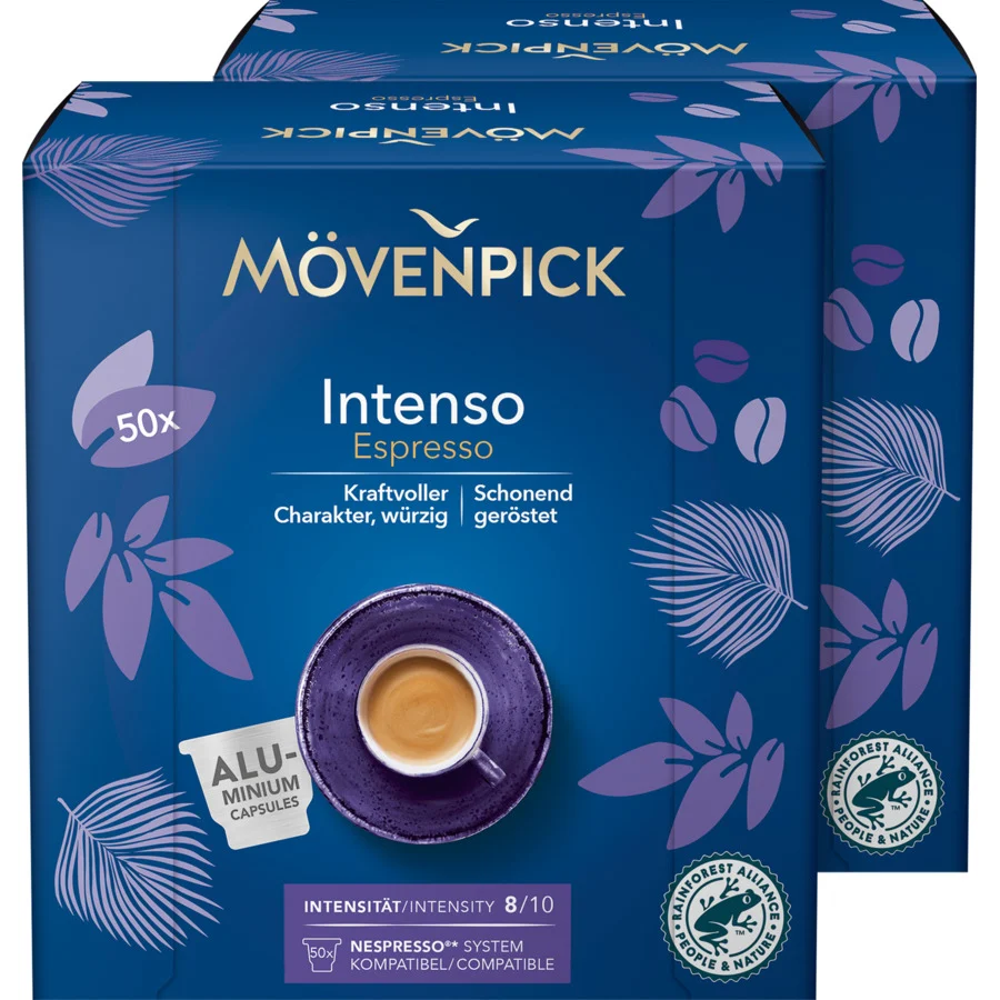 Mövenpick Kaffee Espresso Intenso 50 Kapseln