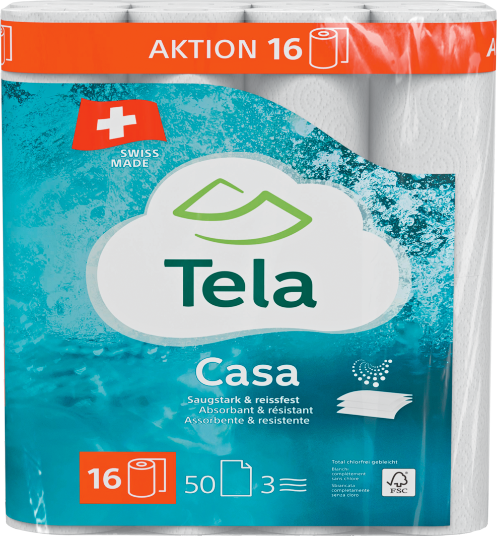 Tela Casa Haushaltspapier Weiss