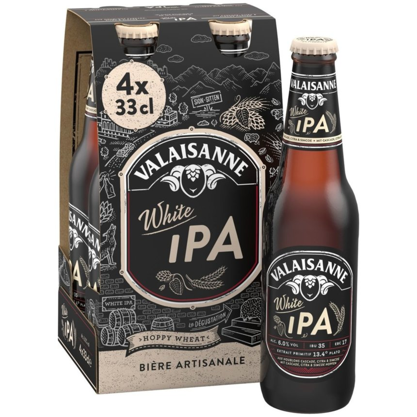Valaisanne White IPA Bier 4x33cl