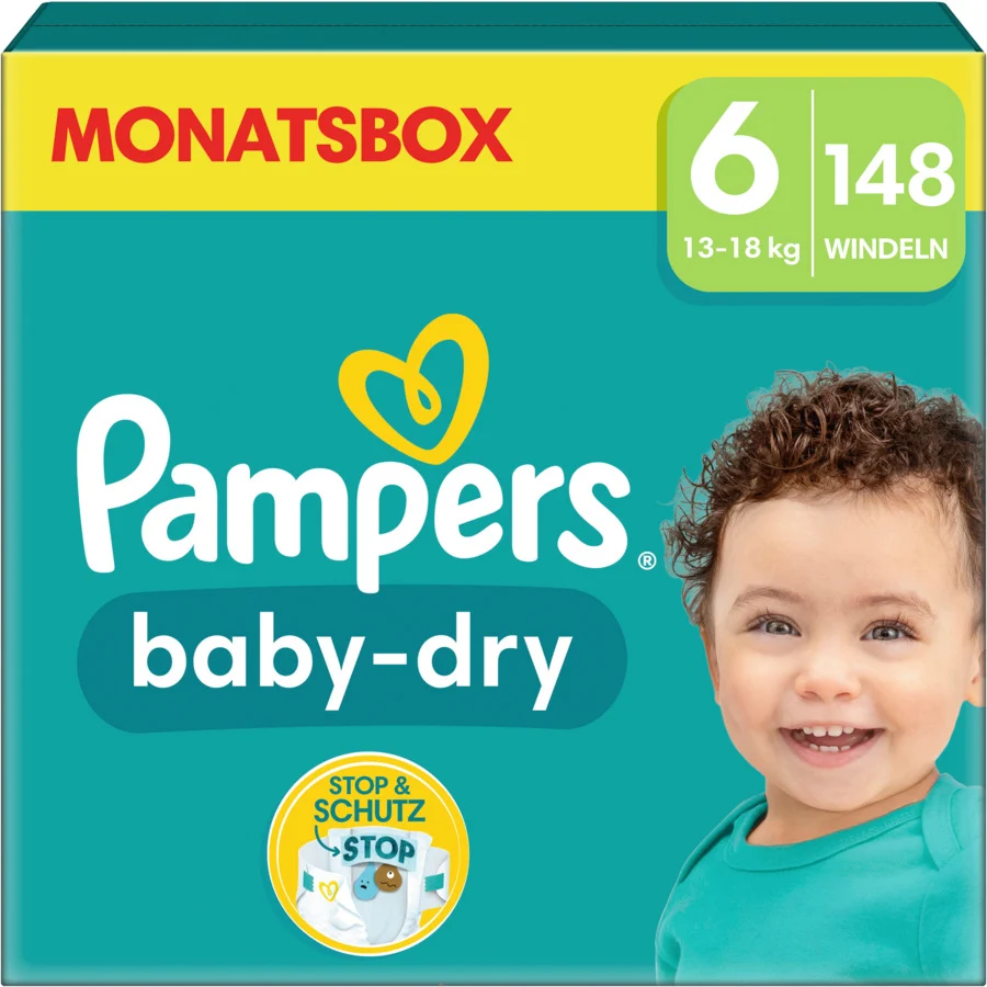Pampers Baby Dry Grösse 3 156 Windeln