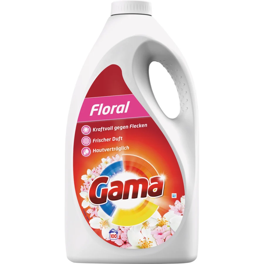 Gama Flüssigwaschmittel Floral 100 Waschgänge