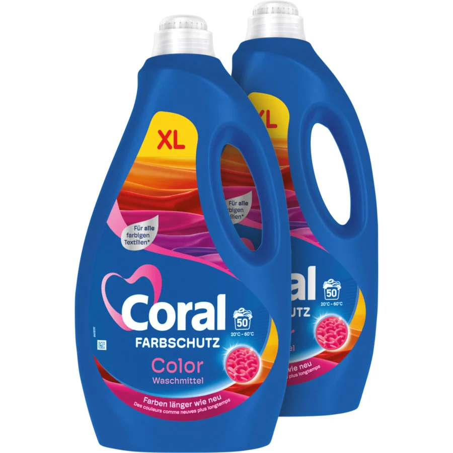 Coral Flüssigwaschmittel Optimal Color
