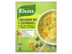 Knorr Fidelisuppe mit Fleischkügeli