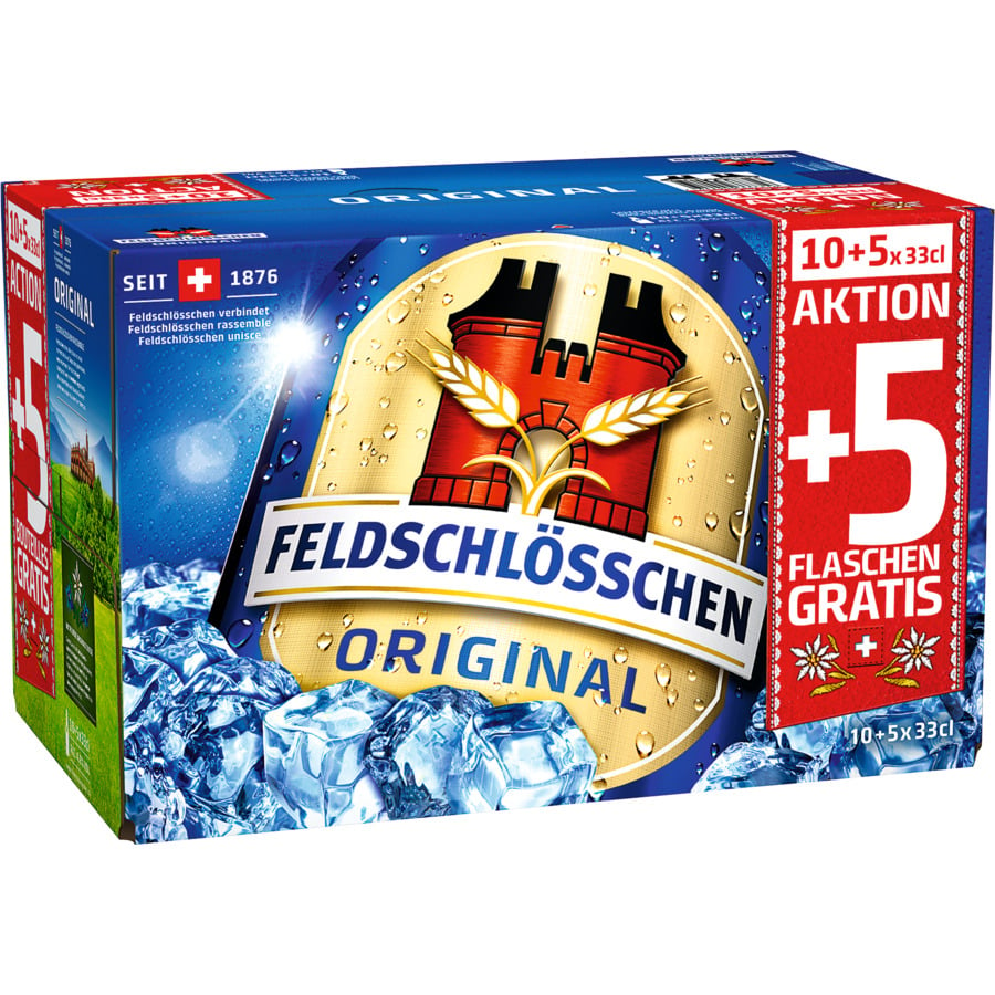 Feldschlösschen Original 10 + 5 x 33 cl