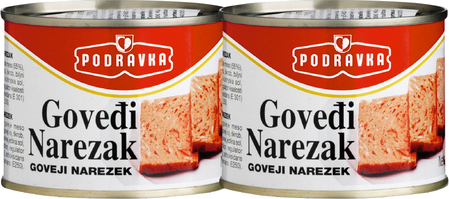 Podravka Rinderfrühstücksfleisch